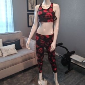 Victoria secret workout tights and top.
